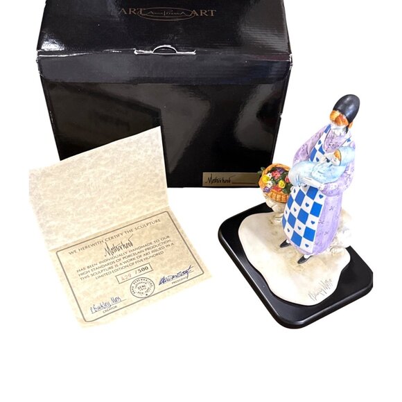 Anna Perenna, P. Buckley Moss Sculpture Collection Limited Edition Set W/ Boxes - Picture 8 of 16